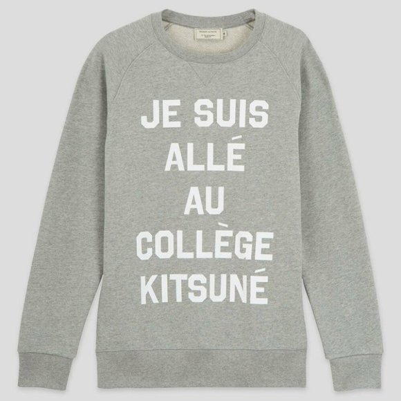Maison Kitsuné Je suis allé au College Sweatshirt